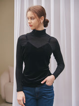 VELVET CAMI LAYERED TOP_BLACK (6638361903222)
