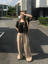 Allium pintuck blouse