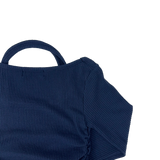 Halter-Neck Shirring Crop T