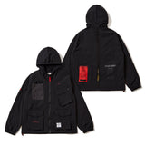 ウィンドブレーカージャケット / 21SS TECH WINDBREAKER JACKET CAMOUFLAGE / BLACK