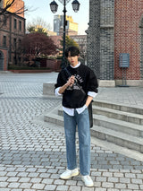 レギュラーデニムパンツ / [Premium] Regular Denim Pants (blue)