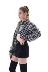 カットアウトミニスカート/CUT OUT MINI SKIRT