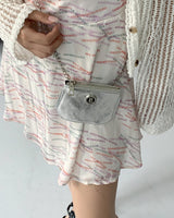 Eバートンミニチェーンクロスバッグ/Frank E Burton Mini Chain Cross Bag