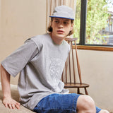 フラワー半袖Tシャツ