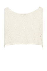 ネッティングクロップドセーター / NETTING CROPPED SWEATER (IVORY)