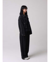 フェードピンタックワイドデニムパンツ / fade Pintuck Wide Denim Pants (2color)