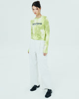ROMAN TYPO TIEDYE LONG SLEEVE-YELLOW (6680904499318)