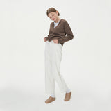 WOOL CROP KNIT CARDIGAN_BROWN (6610811912310)