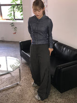 Nicole zipper banding pants