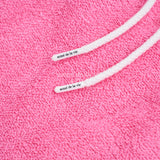 A LOGO EMBLEM TERRY SHORT PANTS  PINK