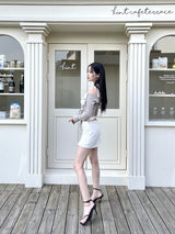 ボレロクロスストラップラインカーディガン / 943. Bolero cross strap line cardi (3color)