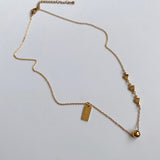 ボールシンプルハート2WAYハンドメイドネックレス / shii Ball Simple Heart Two Way Handmade Necklace