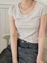 シュガークロップTシャツ / Sugar crop T-shirt (4color)