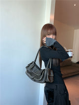 Color combination half polar long sleeve knit