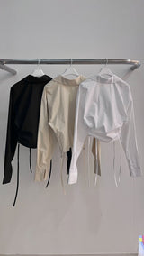 ホールドシャーリングシャツ/HOLD SHIRRING SHIRT