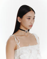 ローズシャーリングノットネックレス