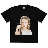 リップスティック半袖Tシャツ