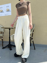 ユピクロップTシャツ / Yupi Linen Crop T-shirt (3color)