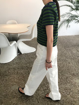 サマーパレットデニムパンツ