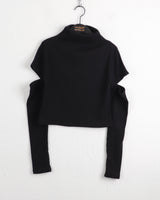 Nikun brushed slit polar t-shirt