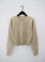 Minimal V-neck Knit (12color)