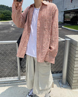 No.0306 M linen crinkle SHIRT (3color)