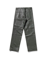ラムスキンカーブラインパンツ/LAMSKIN CURVED LINE PANTS