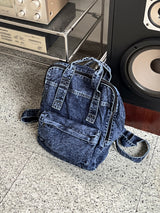 チャピンスクエアウォッシングデニムバックパック / Chaffin Square Washed Denim Backpack