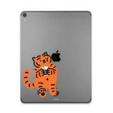 COFFEE TIGER BIG REMOVABLE STICKER (6538523017334)