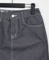 ローライズダフスカート / no.6178 Low Rise Gray Dough Skirt
