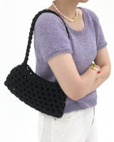 フルーツネットホーボーバッグ/fruit net hobo bag (black)