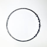 Silver star cubic choker