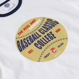 ザリアルワンベースボールクルーネックユニセックスTシャツ / The Real One Baseball crew neck Unisex T-shirt
