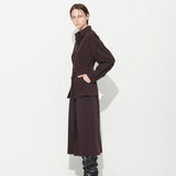 POCKET BELTED DRESS, DARK BURGANDY (6629497897078)