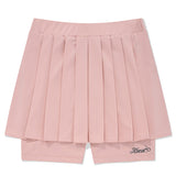 INNER POINT PLEATS MINI SKIRT [SALMON]