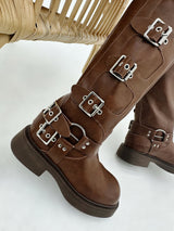 Weston leather-boots