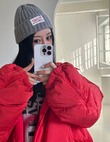 [UNISEX] Hooded oversized fit wellon padded coat