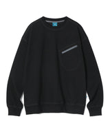 ポケットジップアップスウェットシャツT63/Pocket Zip-up Sweatshirt T63 Black