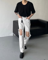 ネクスト30MMイタリアンナチュラルカウハイドベルト / NEXT 30MM chain Italian Natural Cowhide Belt