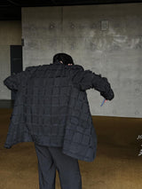 Pleddy Fringe Check Blazer (2color)