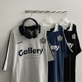 ガレリアカラーカラー半袖Tシャツ / Galleria Color Collar Short-Sleeved T-Shirt