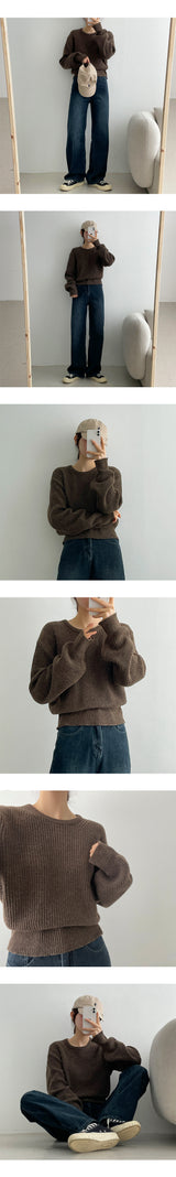フェアラウンドニットウェア/Fair round knitwear