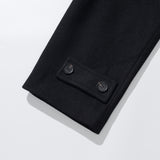 オーバーサイズバルマカーンコート / OVERSIZE BALMACAAN COAT - BLACK