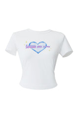 90sフォーカスクロップスパンスリーブTシャツ/90s foucus crop span sleeve t-shirts (white)