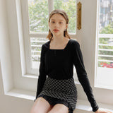 SQUARE GOLGI T-SHIRT_BLACK (6600102346870)