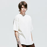 ジャカードニットTシャツ / jacquard knit t-shirt ivory