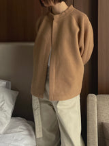 Toast round-neck cardigan