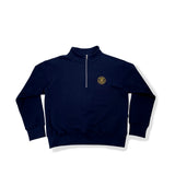 ハーフジップスウェットシャツ / Half-Zip Sweatshirt_Navy