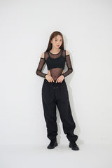 スプリットショルダーボディスーツ/(9240) Split Shoulder Bodysuit