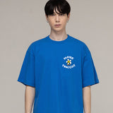 メイビートゥナイトロゴコミックスフラワードローイングショートスリーブTシャツ / MAYBE TONIGHT Logo Comics Flower Drawing Short Sleeve Tee